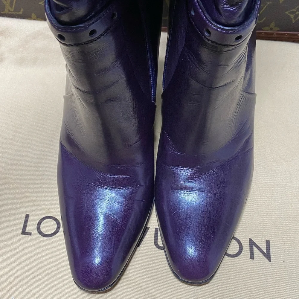 Purple Gucci boots - Picture 3 of 12